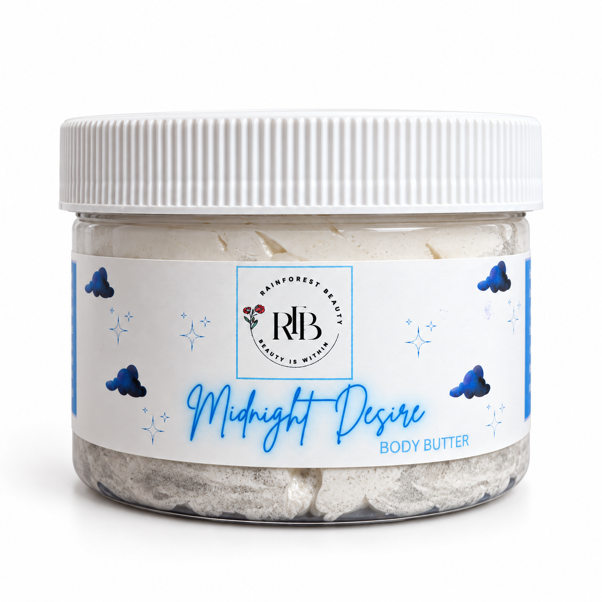 Midnight Desire Body Butter on a white studio background